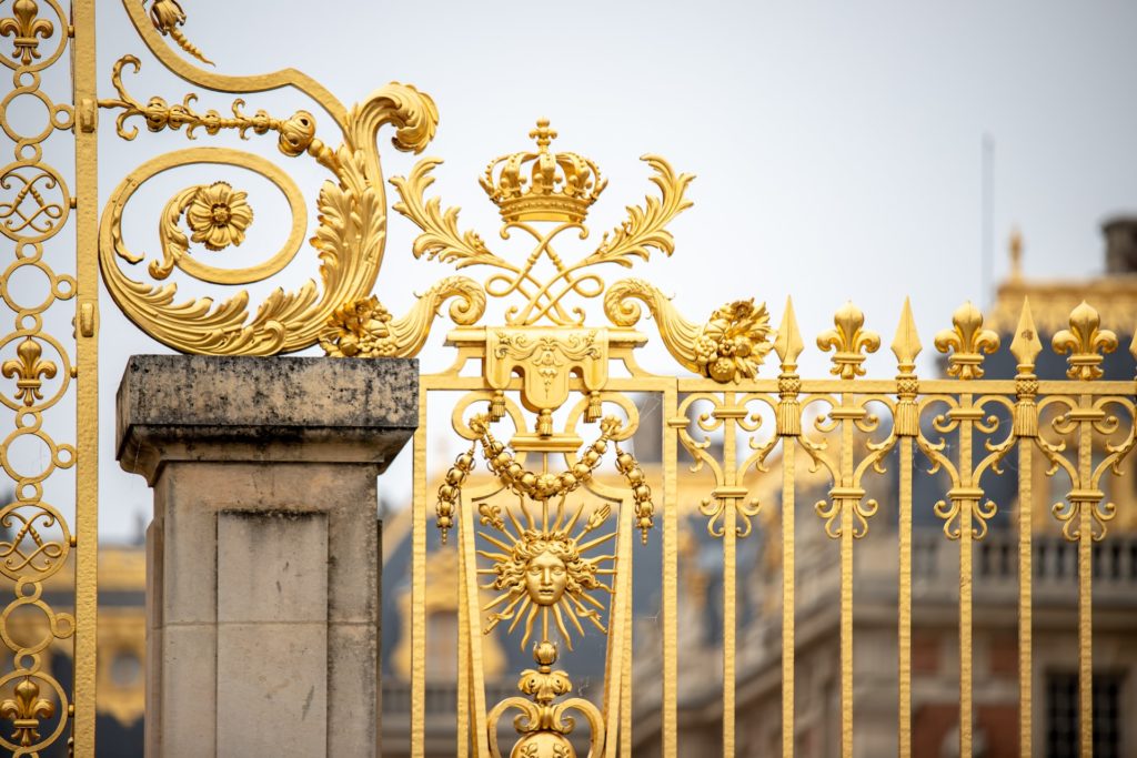 Golden royal gate
